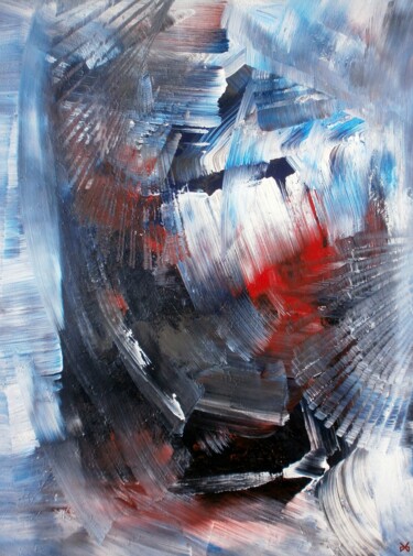 Peinture intitulée "Yéti - Abstraction…" par Davidian Gotis Abstraction Abstraite, Œuvre d'art originale, Acrylique