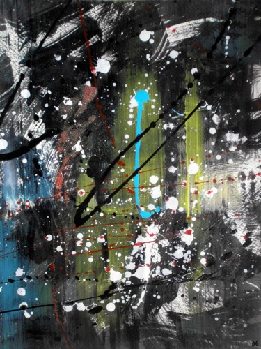 Malerei mit dem Titel "Exclaim! - Abstract…" von Davidian Gotis Abstraction Abstraite, Original-Kunstwerk, Acryl