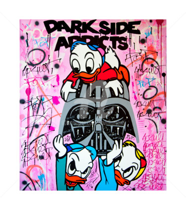 Dark Side Gravures & estampes intitulée "Dark Side" par David Karsenty, Œuvre d'art originale, Lithographie