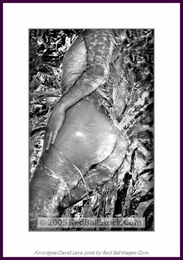Fotografia intitulada "Plastic Wrapped" por David Lace, Obras de arte originais