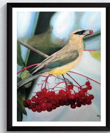 「Brazilian  Birds」というタイトルの絵画 David Linoによって, オリジナルのアートワーク, オイル