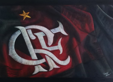 Картина под названием "Flamengo Painting -…" - David Lino, Подлинное произведение искусства, Масло