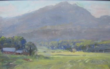 Painting titled "Vermont View" by David Moreschi, Original Artwork