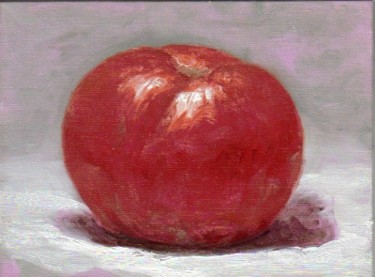 Painting titled "Big Tomato" by David Moreschi, Original Artwork