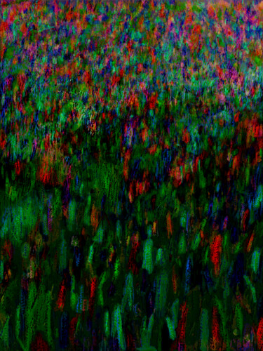 Arts numériques intitulée "Champ de blés color…" par David Myrakolis, Œuvre d'art originale, Peinture numérique