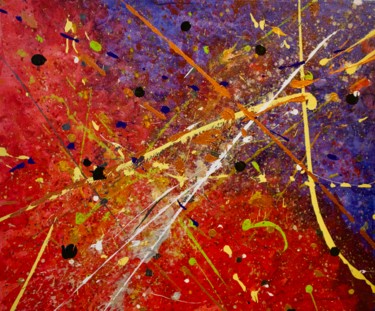 Peinture intitulée "Fusion #23" par David Phoenix, Œuvre d'art originale, Acrylique