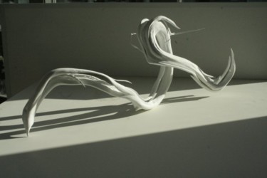 Sculpture titled "Signe d'energie" by David Peyrou, Original Artwork