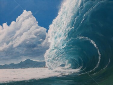 Pintura titulada "Peinture marine: va…" por David Quant, Obra de arte original, Acrílico