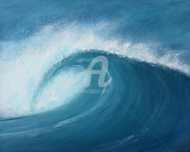 Painting titled "Surf Paint" by David Quant, Original Artwork, Acrylic