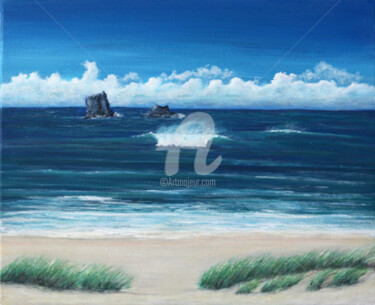 Peinture intitulée "" Océan "  Acryliqu…" par David Quant, Œuvre d'art originale, Acrylique
