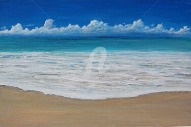 Pintura titulada ""Horizon" - peintur…" por David Quant, Obra de arte original, Acrílico