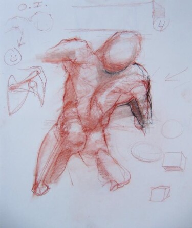 Drawing titled "Four-Hundred Drawin…" by David Schoffman, Original Artwork