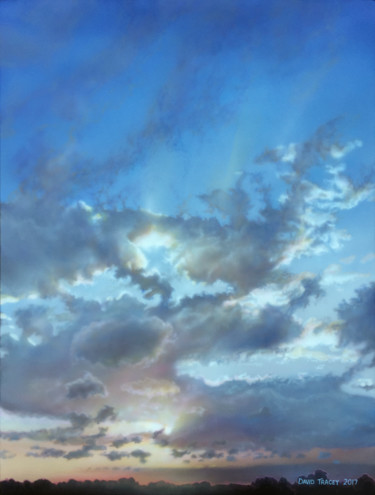 绘画 标题为“Symphonic Sun (92 x…” 由David Tracey, 原创艺术品, 丙烯