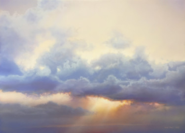 Картина под названием "Powdered Veil (158…" - David Tracey, Подлинное произведение искусства, Акрил Установлен на Деревянная…