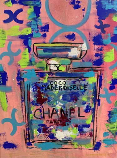 Картина под названием "Coco de Chanel l’ho…" - Davina Lallemand, Подлинное произведение искусства, Акрил