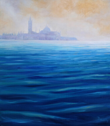 Malarstwo zatytułowany „In the Tides Still…” autorstwa Dawn Rodger, Oryginalna praca, Olej