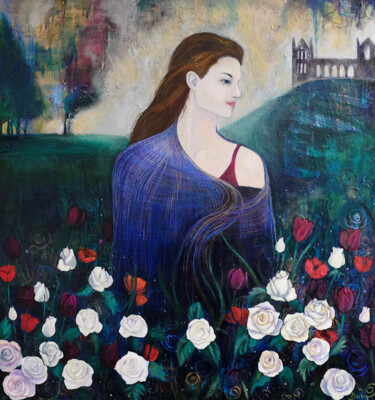 Pittura intitolato "Secret Garden" da Dawn Rodger, Opera d'arte originale, Olio