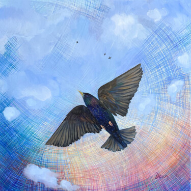 Картина под названием "Hope is the Thing" - Dawn Rodger, Подлинное произведение искусства, Масло