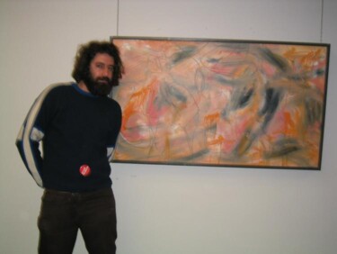 Painting titled "Tim Rechner" by Dawn Saunders Dahl, Original Artwork