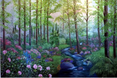 Malerei mit dem Titel "Eden.jpg" von Dawna Taylor Jones Jones, Original-Kunstwerk, Andere
