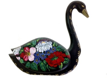 Handwerk mit dem Titel "Russian-swan.jpg" von Dawna Taylor Jones Jones, Original-Kunstwerk