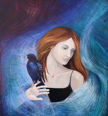 Murmur Malerei mit dem Titel "Murmur" von Dawn Rodger, Original-Kunstwerk, Öl