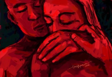 Digital Arts titled "Expression of love 1" by Dayo Adeyemi, Original Artwork