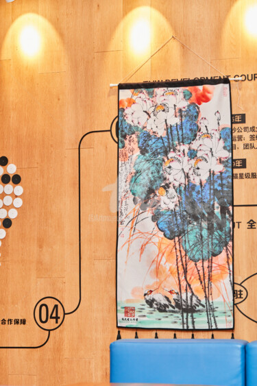 Art textile intitulée "Dayou Tapestry - Re…" par Dayou Lu, Œuvre d'art originale, Vêtements