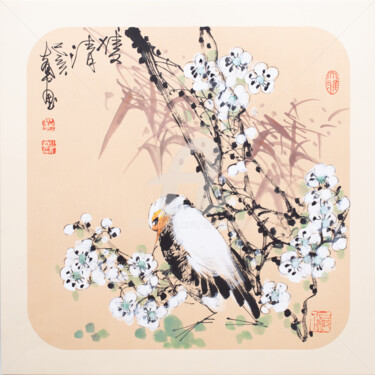 Painting titled "Freshing 双清 (No.190…" by Dayou Lu, Original Artwork, Pigments