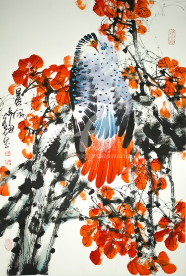 Painting titled "Morrowind 晨风 （No.19…" by Dayou Lu, Original Artwork, Pigments