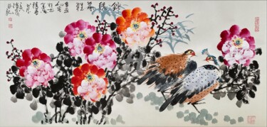 Pintura intitulada "Brilliant prospects…" por Dayou Lu, Obras de arte originais, Pigmentos