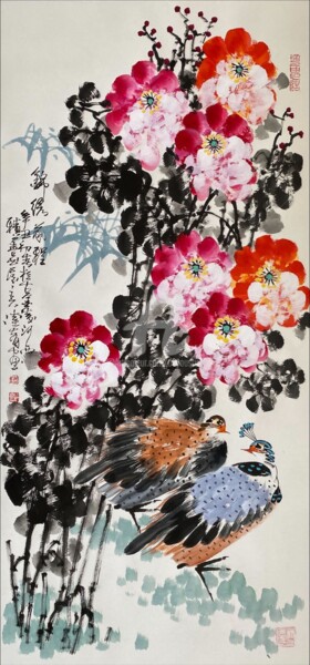 Pintura intitulada "Brilliant prospects…" por Dayou Lu, Obras de arte originais, Pigmentos