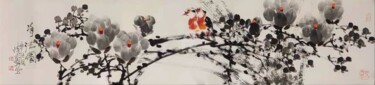 Pintura titulada "Pure and noble 净洁图…" por Dayou Lu, Obra de arte original, Pigmentos