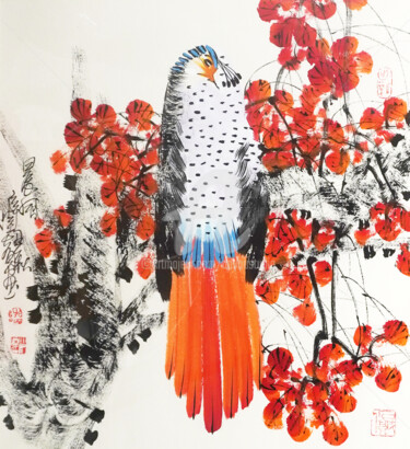 Ζωγραφική με τίτλο "Morrowind 晨风 （No.F1…" από Dayou Lu, Αυθεντικά έργα τέχνης, Χρωστικές ουσίες