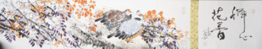绘画 标题为“Purple cloud 紫云 （No…” 由Dayou Lu, 原创艺术品, 颜料
