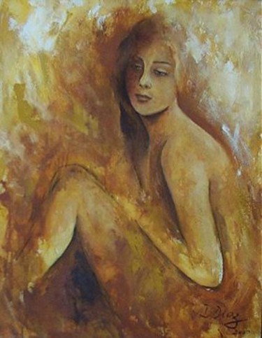 Painting titled "INOCÊNCIA" by Dayse Diaz, Original Artwork