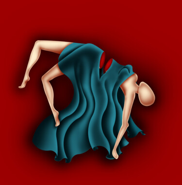 Digitale Kunst mit dem Titel "Abortion" von Dazeskin, Original-Kunstwerk, Digitale Malerei