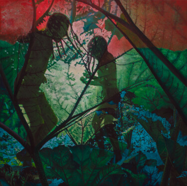 Картина под названием "ECHOES" - Db Waterman, Подлинное произведение искусства, Акрил Установлен на Деревянная рама для носи…