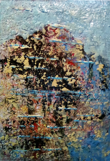 Pittura intitolato "Emersione" da Daniele Bassetto, Opera d'arte originale, Olio