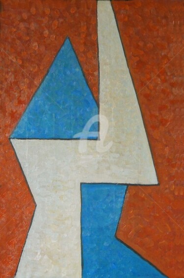 Painting titled "el-pico-azul-dscn03…" by Daniel Jorge Castro Cuccuini, Original Artwork