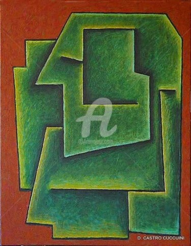 Painting titled "laberinto-tecnica-m…" by Daniel Jorge Castro Cuccuini, Original Artwork