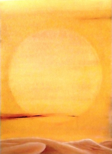 Pittura intitolato "désert" da Arnaldo Guidolin (arnà), Opera d'arte originale, Olio