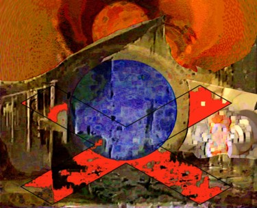 Цифровое искусство под названием "planet-x-system-is-…" - Ariel Velez, Подлинное произведение искусства, Цифровая живопись