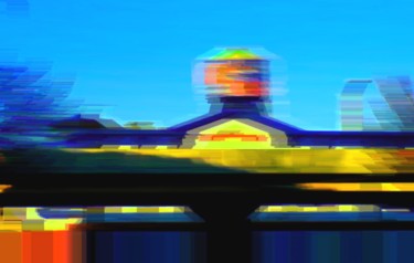 Digital Arts titled "highway" by Ariel Velez, Original Artwork