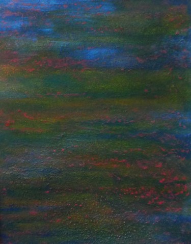 Peinture intitulée "over planetoid" par Ariel Velez, Œuvre d'art originale