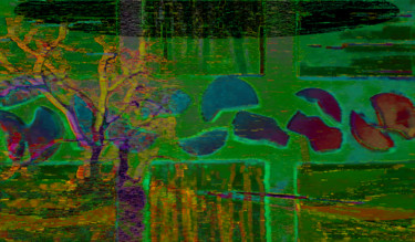 Arts numériques intitulée "canopy of contagion" par Ariel Velez, Œuvre d'art originale, Travail numérique 2D