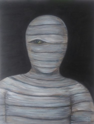 Peinture intitulée "sleep with one eye…" par Ariel Velez, Œuvre d'art originale, Huile