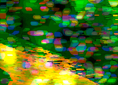 Digitale Kunst mit dem Titel "zigzap 4" von Ariel Velez, Original-Kunstwerk, 2D digitale Arbeit