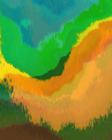 Arts numériques intitulée "Forest" par Ariel Velez, Œuvre d'art originale, Travail numérique 2D