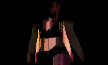 Arte digital titulada "shes in the dark" por Ariel Velez, Obra de arte original, Trabajo Digital 2D